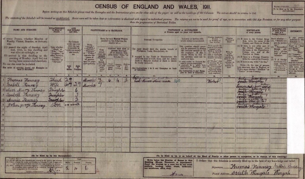 1911 Census